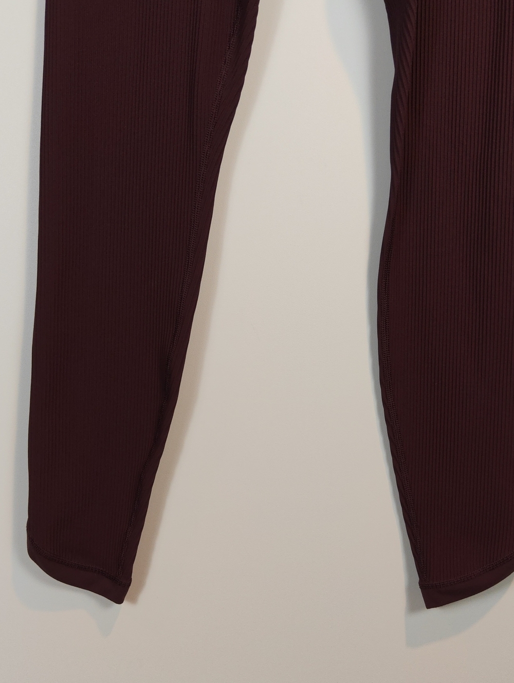 ATHLETA Elation Crossover Rib 7/8 Tight Flame Orange Plum Purple Size S Lot of 2 - Picture 3 of 16